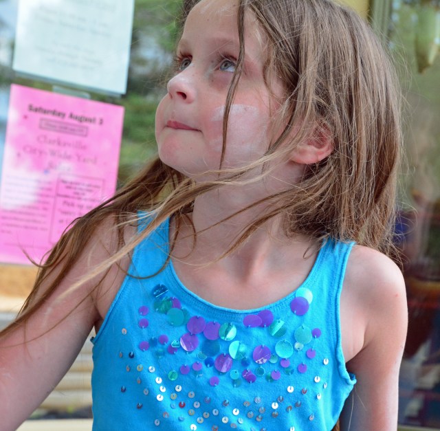 girl in Clarksville, Missouri